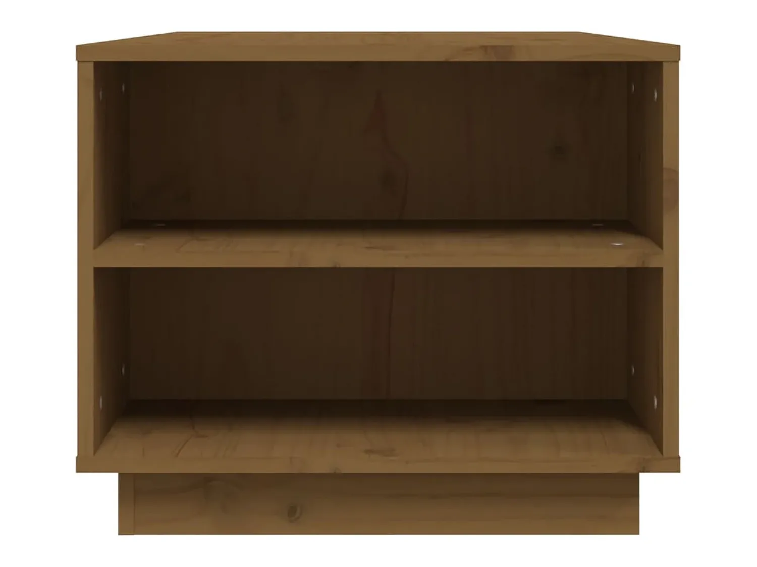 Discount Mesa de centro | Mesa de apoio 90x49x40.5 cm madeira pinho maciça mel Castanho