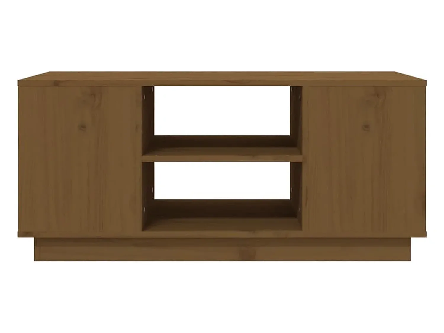 Discount Mesa de centro | Mesa de apoio 90x49x40.5 cm madeira pinho maciça mel Castanho