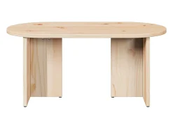 Mesa De Centro* Mesa de centro | Mesa de apoio Natural 80x39.5x35 cm Castanho