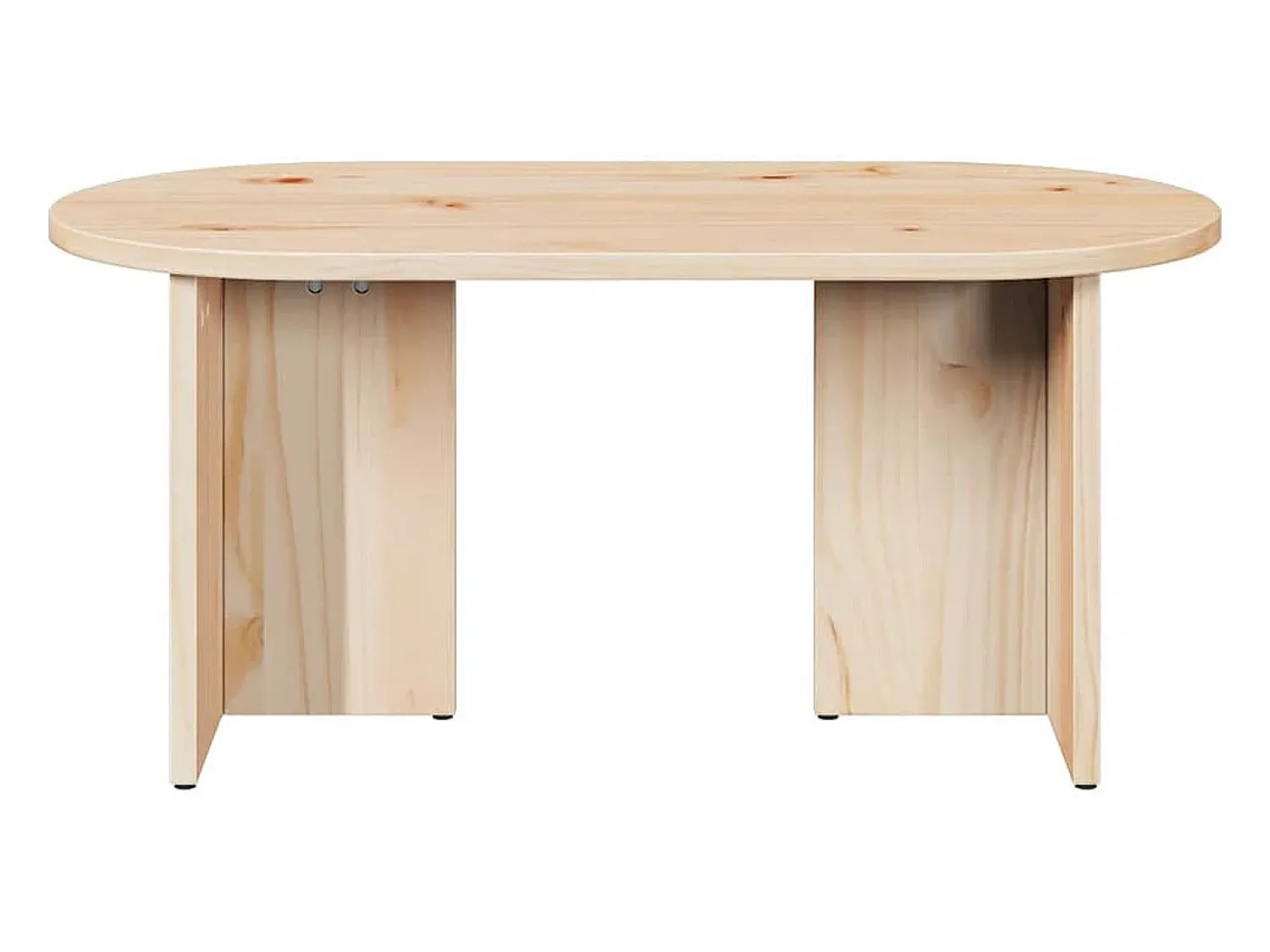 Mesa De Centro* Mesa de centro | Mesa de apoio Natural 80x39.5x35 cm Castanho