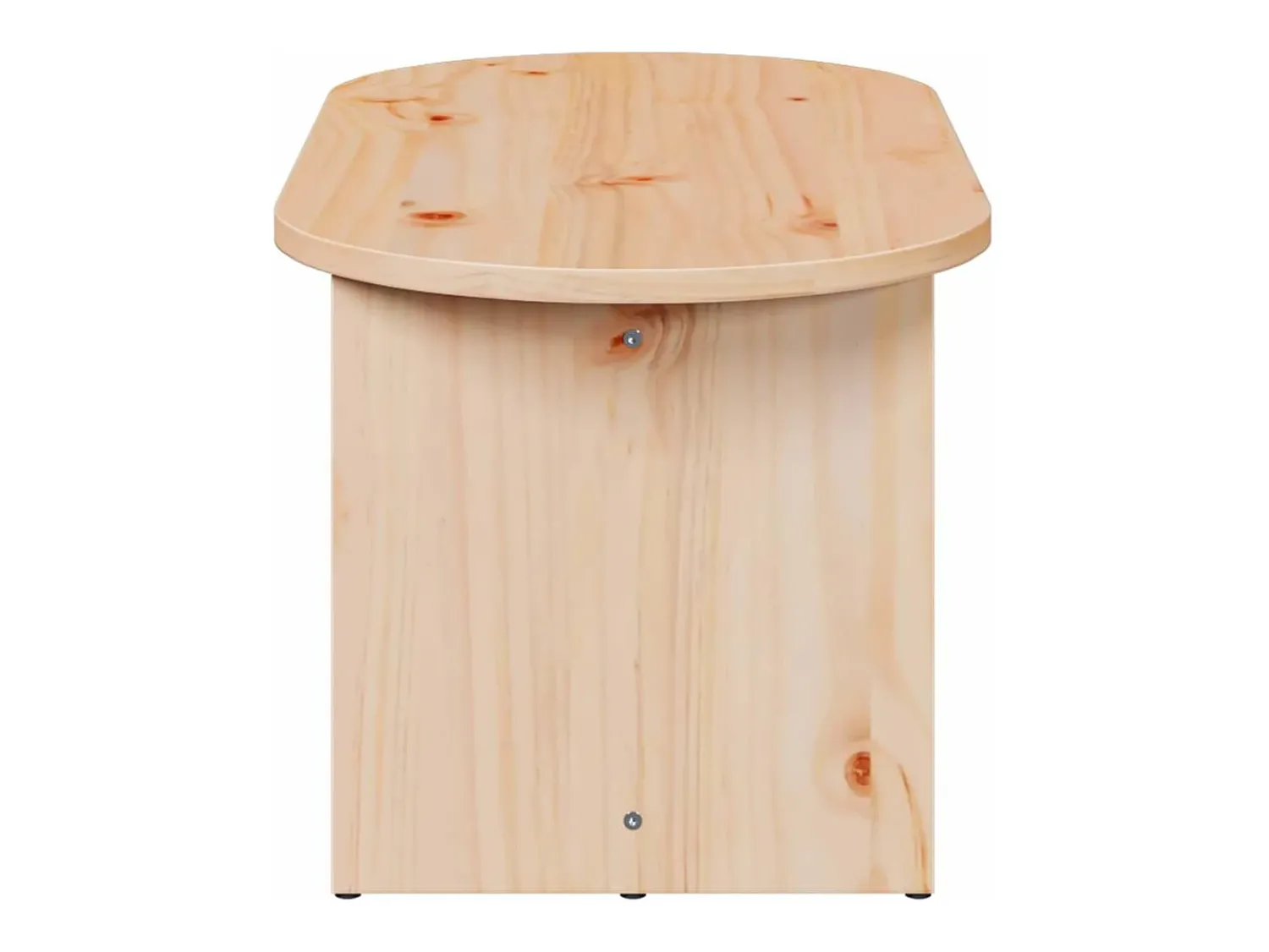 Mesa De Centro* Mesa de centro | Mesa de apoio Natural 80x39.5x35 cm Castanho