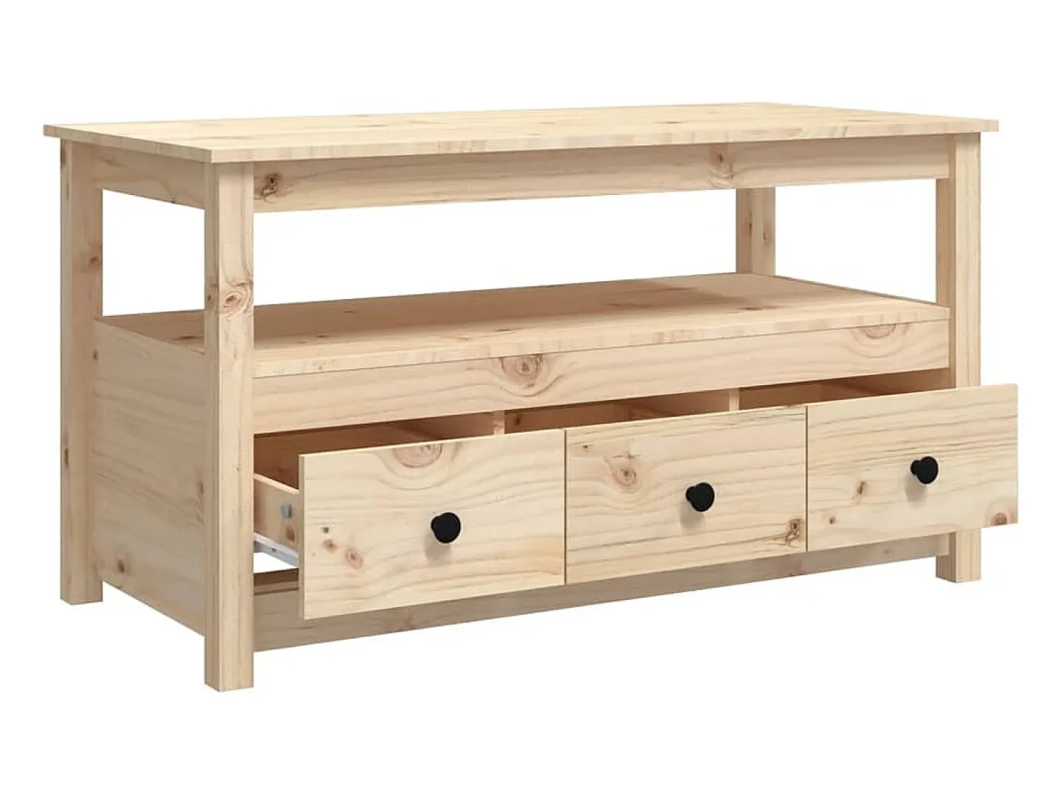 Mesa de centro | Mesa de apoio | Mesa de café 102x49x55 cm pinho maciço^ Mesa De Centro