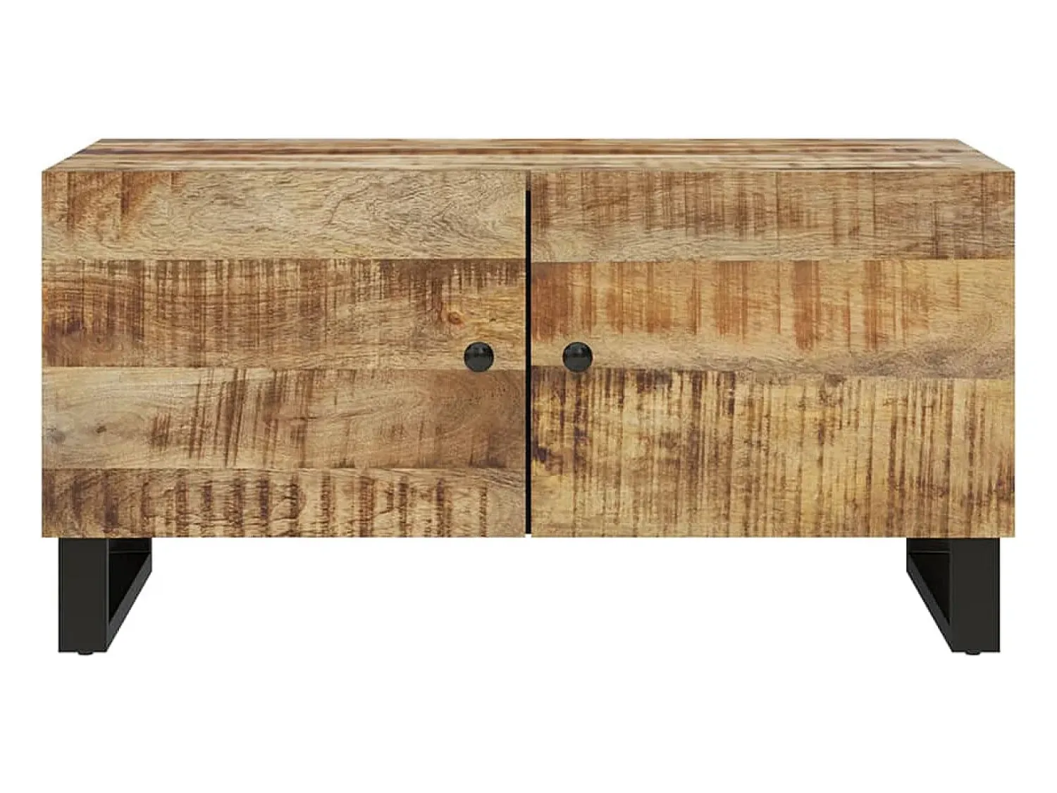 Mesa De Centro* Mesa de centro | Mesa de apoio | Mesa de café 80x50x40 madeira mangueira maciça/deriv. madeira Castanho