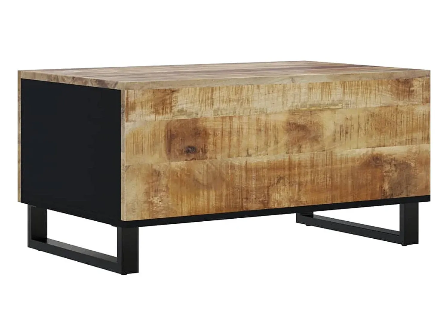 Mesa De Centro* Mesa de centro | Mesa de apoio | Mesa de café 80x50x40 madeira mangueira maciça/deriv. madeira Castanho