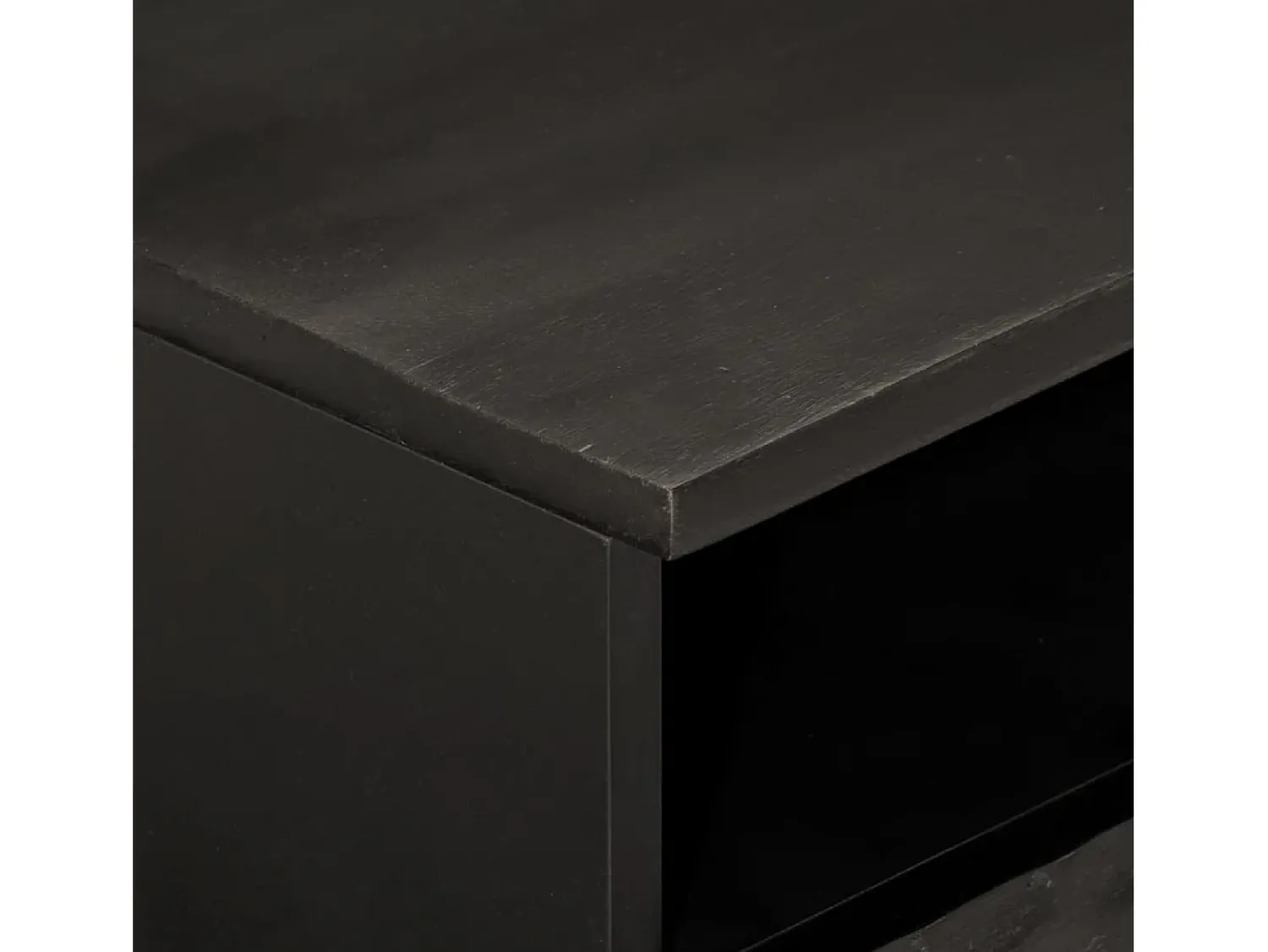 Sale Mesa de centro | Mesa de apoio 80x54x40 cm madeira de mangueira maciça Preto