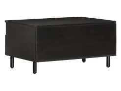 Sale Mesa de centro | Mesa de apoio 80x54x40 cm madeira de mangueira maciça Preto