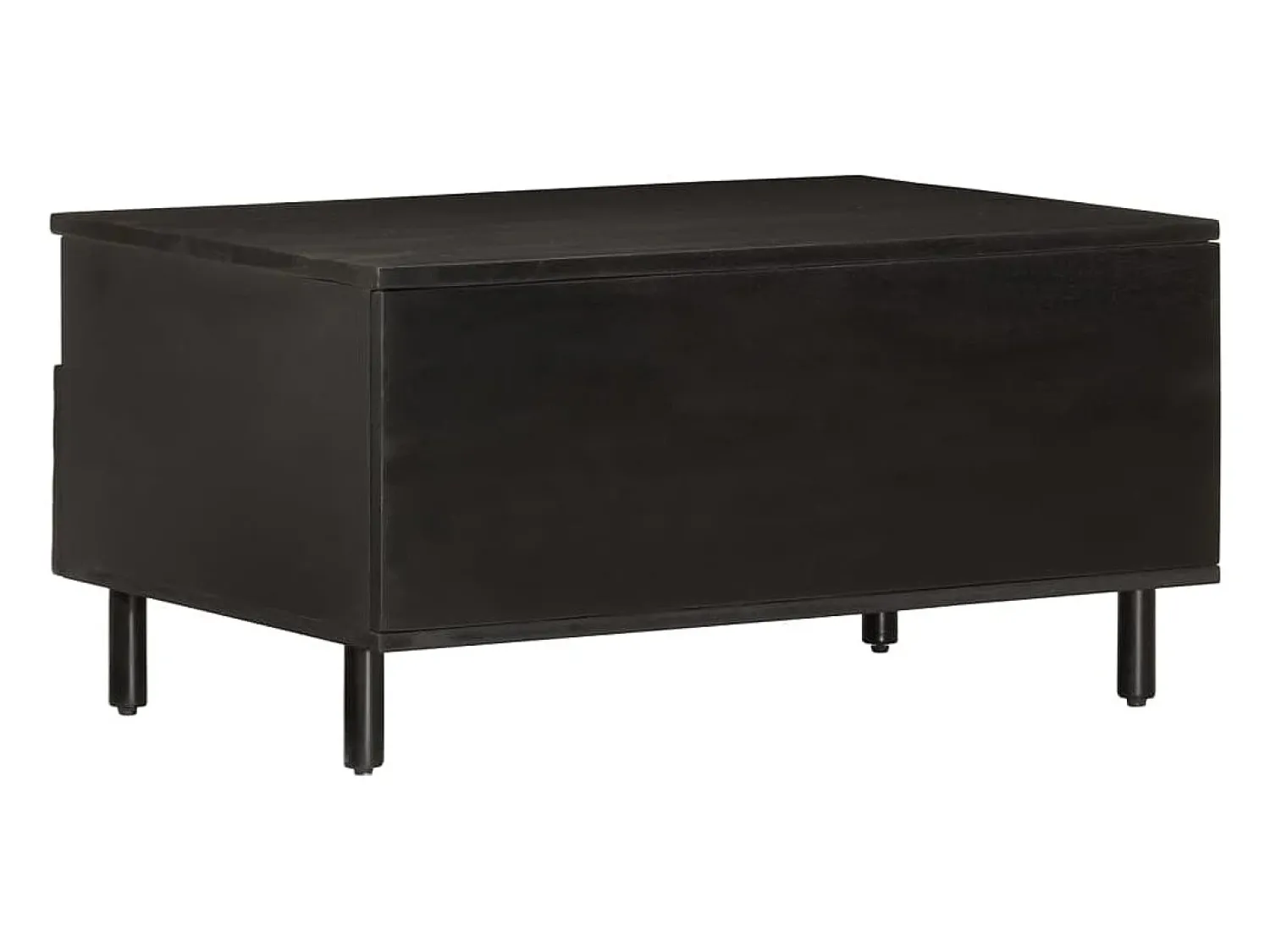 Sale Mesa de centro | Mesa de apoio 80x54x40 cm madeira de mangueira maciça Preto