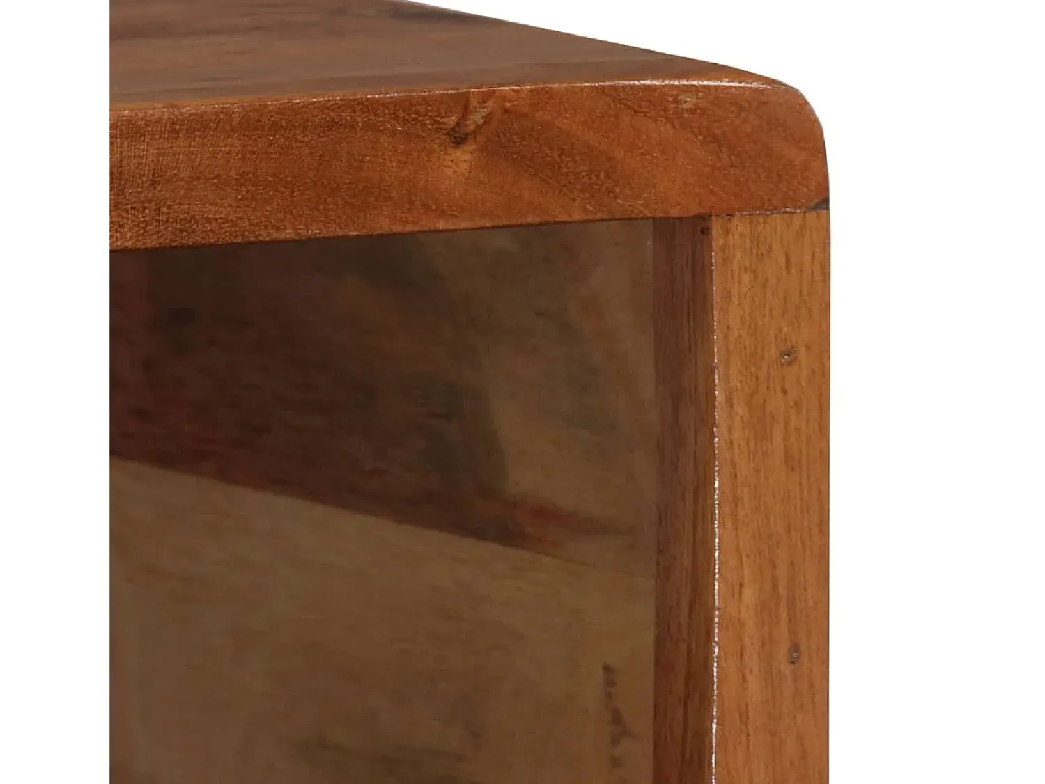 Mesa De Centro| Mesa de centro | Mesa de apoio madeira maciça com gaveta esculpida 100x50x40 cm Castanho