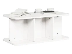 Discount Mesa de centro | Mesa de apoio 80x39.5x33.5 cm Branco
