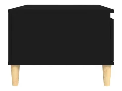 Mesa De Centro| Mesa de centro | Mesa de apoio 90x50x36.5 cm derivados de madeira Preto