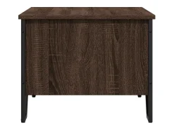 Mesa De Centro* Mesa de centro | Mesa de apoio 100x51x40 cm derivados madeira carvalho Castanho