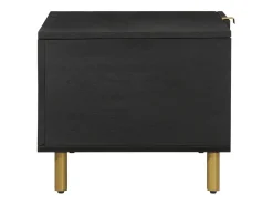 Mesa De Centro| Mesa de centro | Mesa de apoio 80x50x40 cm derivados de madeira Preto