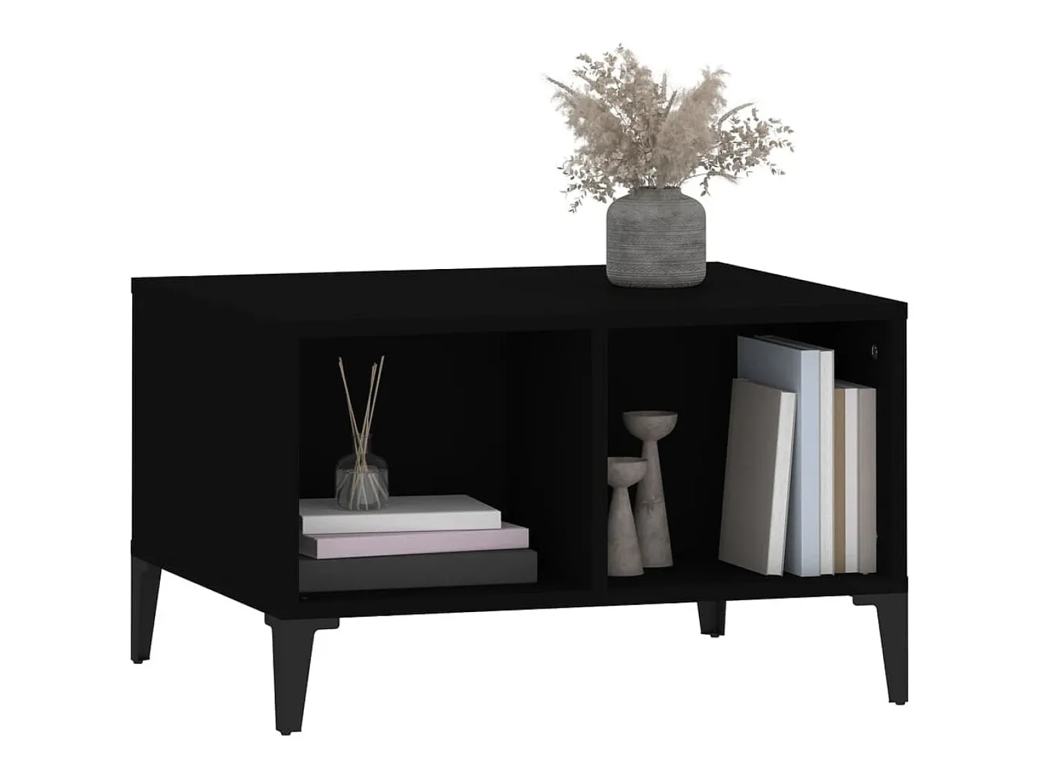 Mesa de centro | Mesa de apoio 60x50x36.5 cm derivados de madeira^ Mesa De Centro