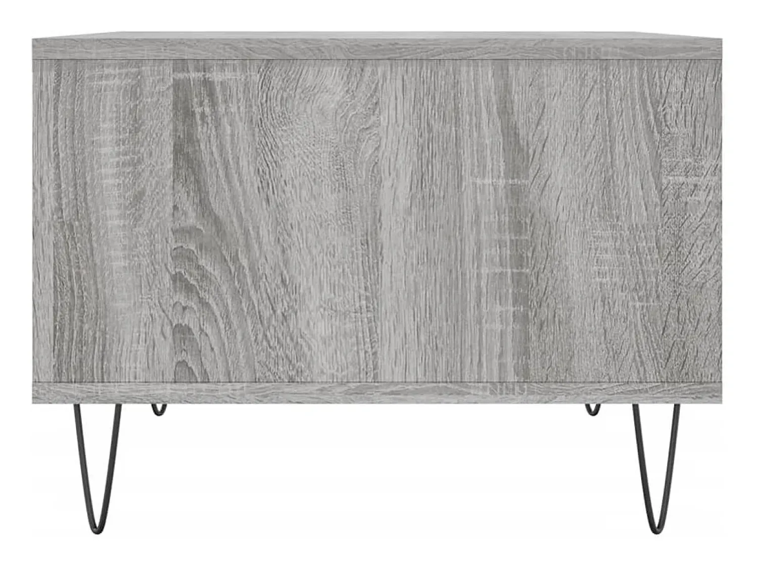 Mesa de centro | Mesa de apoio 60x50x36.5 cm derivados de madeira cinza sonoma^ Mesa De Centro