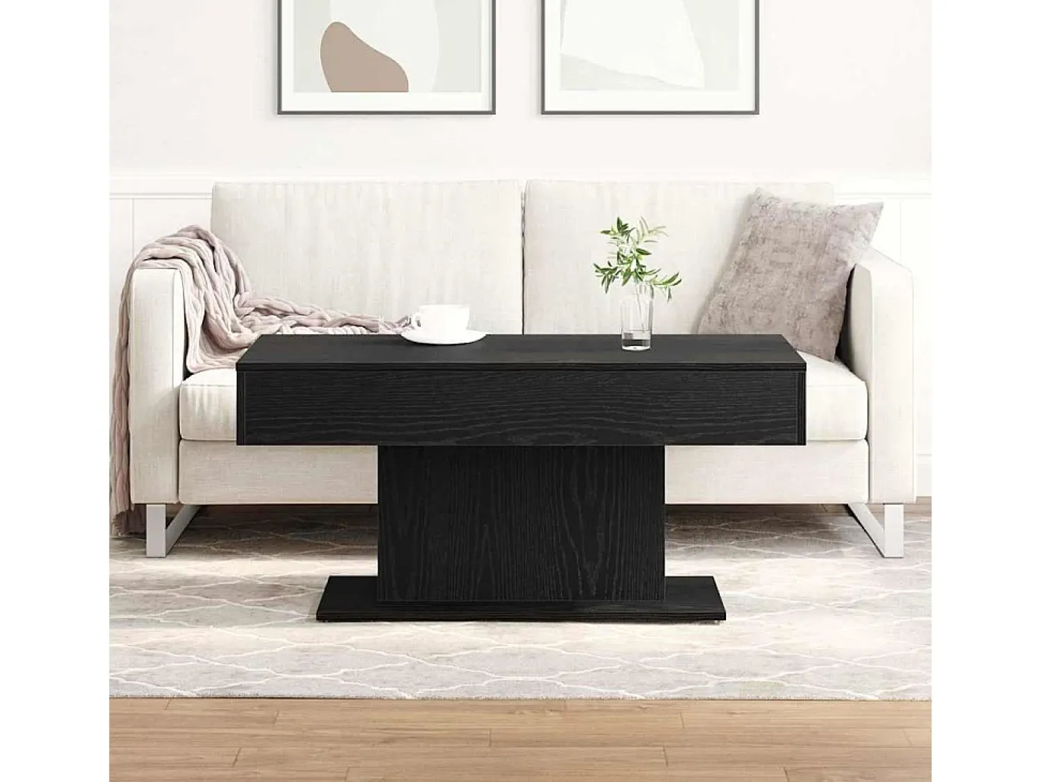 Mesa de centro | Mesa de apoio Carvalho 96x50x45 cm^ Mesa De Centro