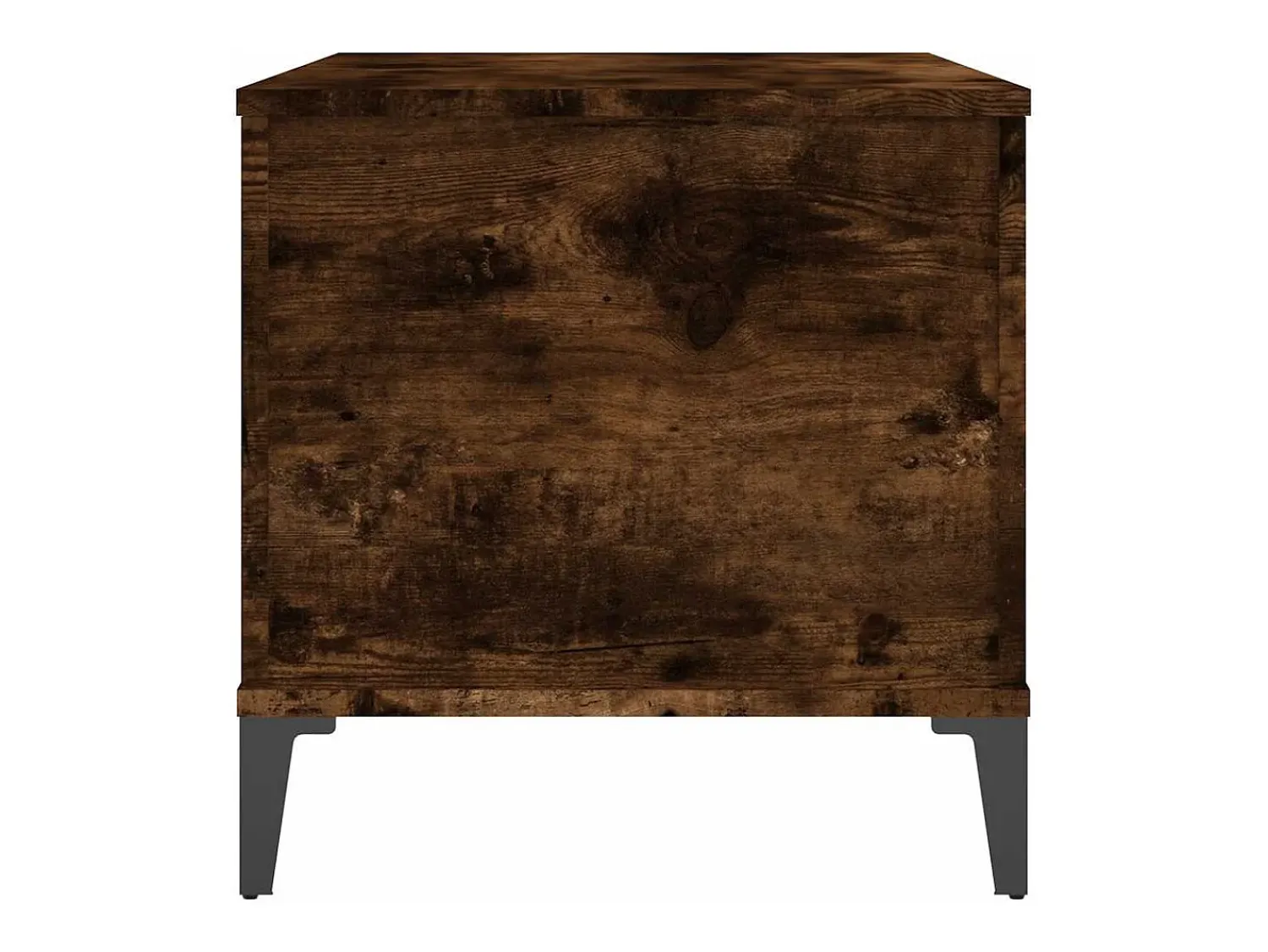 New Mesa de centro | Mesa de apoio 90x44.5x45 cm derivados madeira carvalho fumado Castanho
