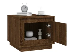 Mesa De Centro| Mesa de centro | Mesa de apoio 51x50x44 cm derivados madeira carvalho Castanho
