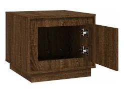Mesa De Centro| Mesa de centro | Mesa de apoio 51x50x44 cm derivados madeira carvalho Castanho