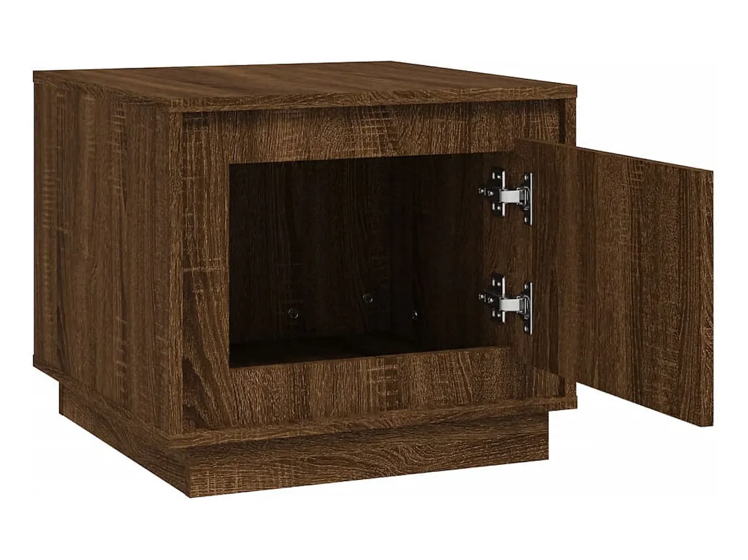 Mesa De Centro| Mesa de centro | Mesa de apoio 51x50x44 cm derivados madeira carvalho Castanho