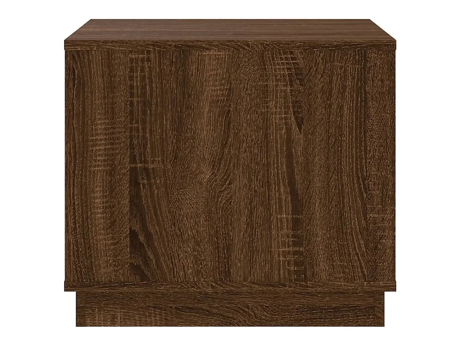 Mesa De Centro| Mesa de centro | Mesa de apoio 51x50x44 cm derivados madeira carvalho Castanho