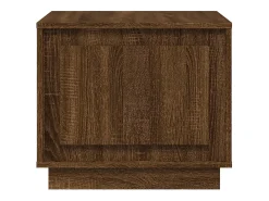 Mesa De Centro| Mesa de centro | Mesa de apoio 51x50x44 cm derivados madeira carvalho Castanho