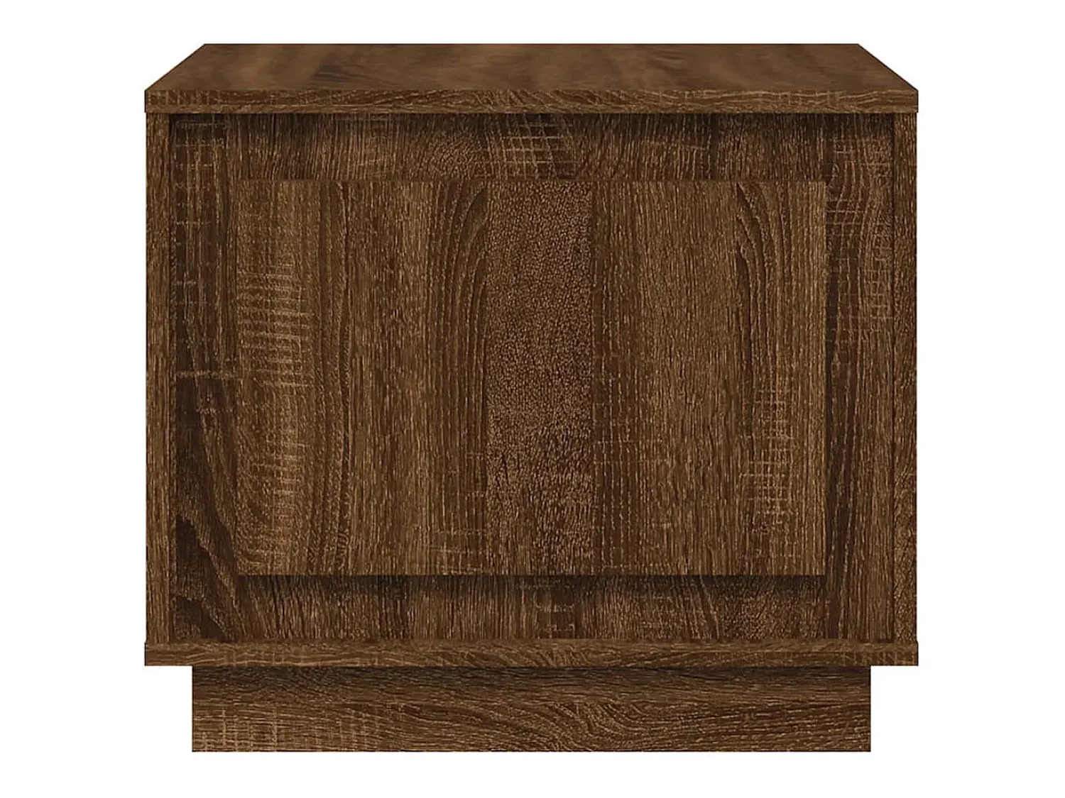 Mesa De Centro| Mesa de centro | Mesa de apoio 51x50x44 cm derivados madeira carvalho Castanho