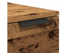Discount Mesa de centro | Mesa de apoio | Mesa de café 50x50x36 cm derivados de madeira madeira velha Castanho
