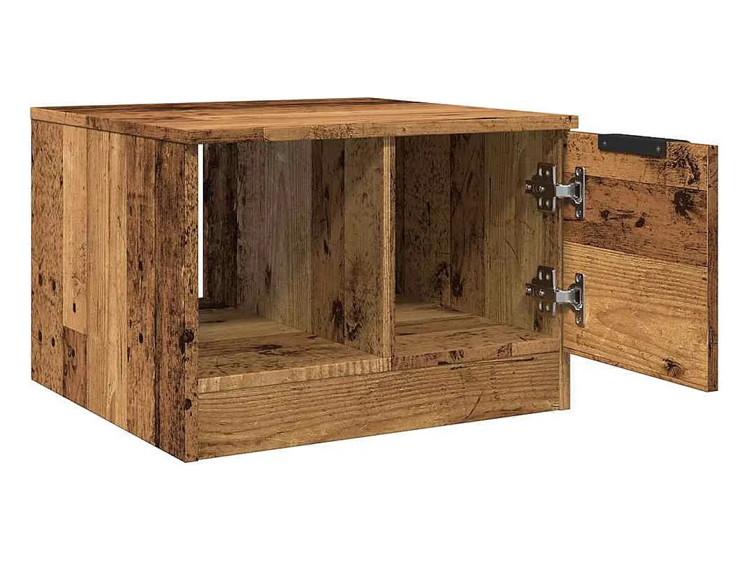Discount Mesa de centro | Mesa de apoio | Mesa de café 50x50x36 cm derivados de madeira madeira velha Castanho
