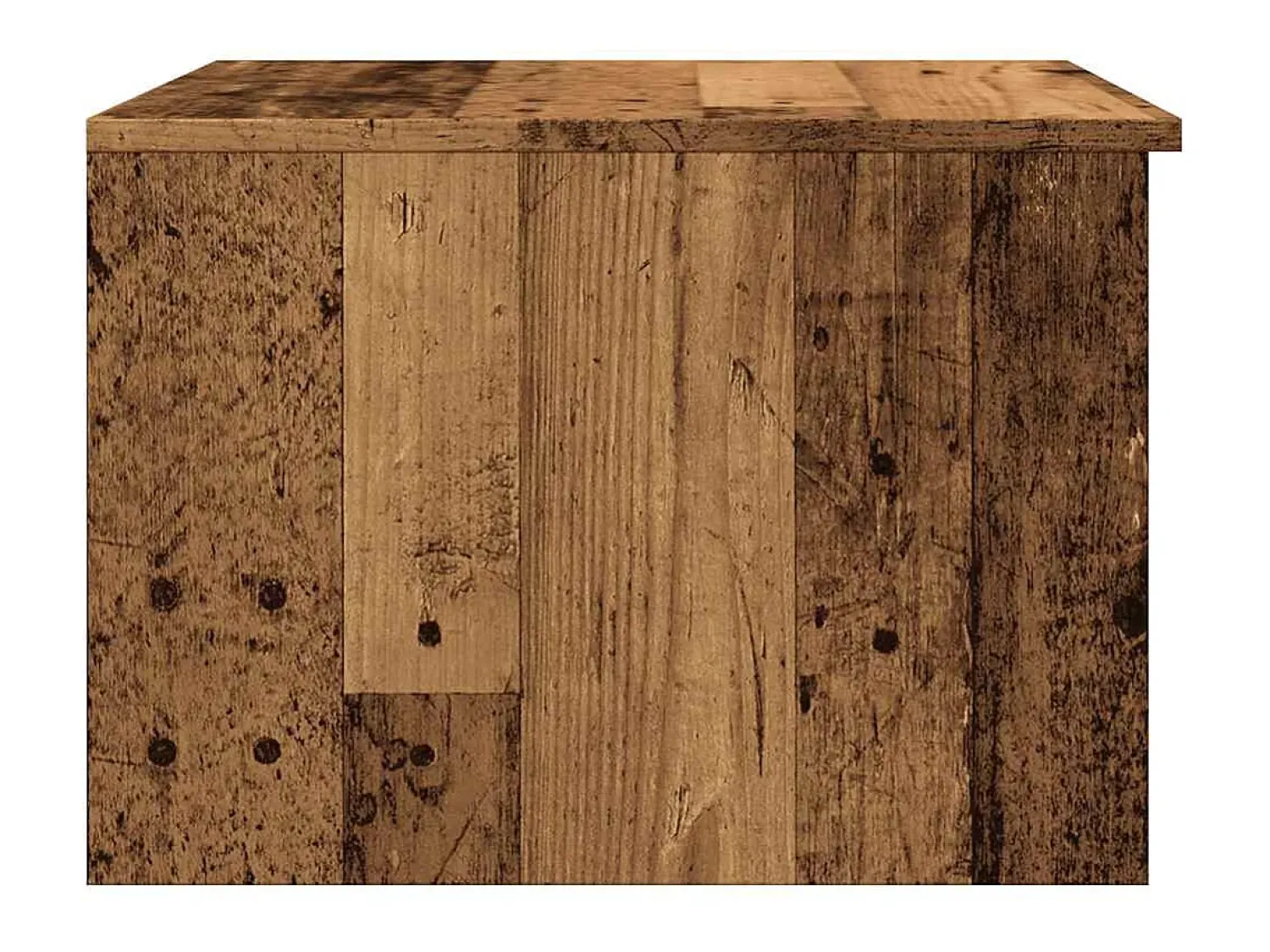 Discount Mesa de centro | Mesa de apoio | Mesa de café 50x50x36 cm derivados de madeira madeira velha Castanho