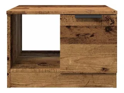 Discount Mesa de centro | Mesa de apoio | Mesa de café 50x50x36 cm derivados de madeira madeira velha Castanho