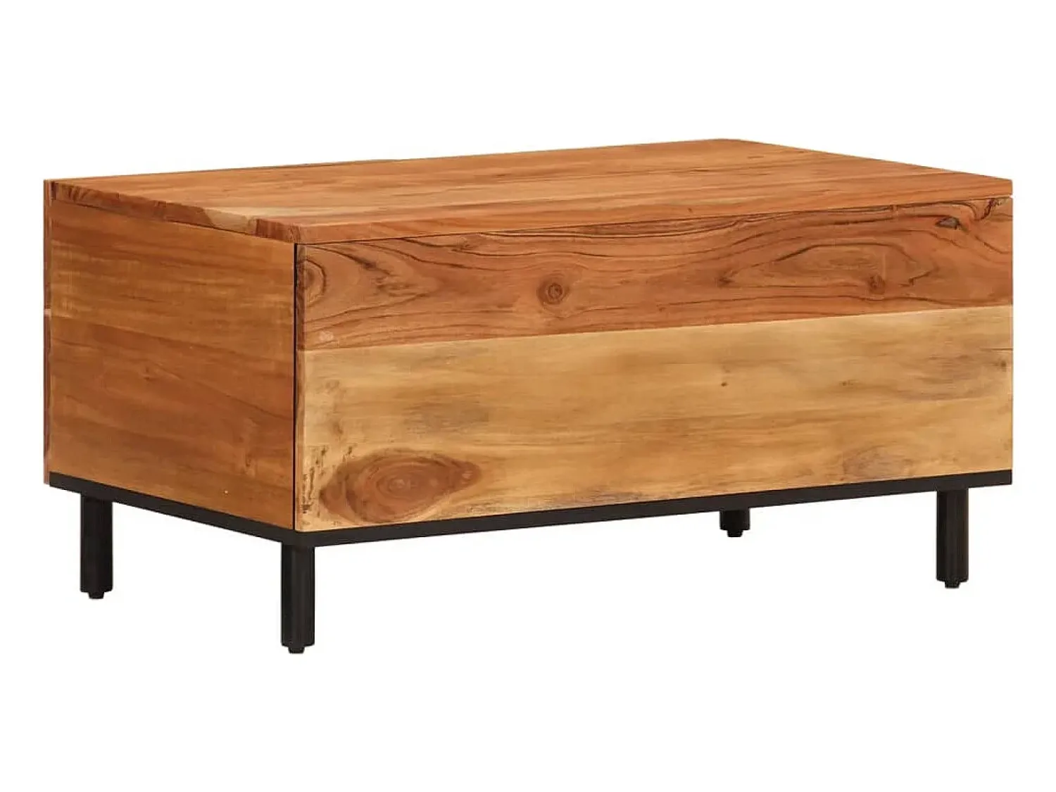 Mesa de centro | Mesa de apoio | Mesa de café 80x50x40 cm madeira de acácia maciça^ Mesa De Centro