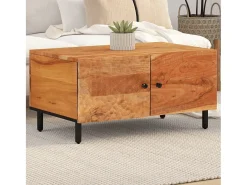 Mesa de centro | Mesa de apoio | Mesa de café 80x50x40 cm madeira de acácia maciça^ Mesa De Centro