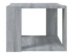 Mesa de centro | Mesa de apoio 40x40x30 cm madeira processada sonoma cinza^ Mesa De Centro