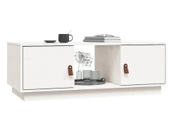 Mesa de centro | Mesa de apoio 100x50x35 cm pinho maciço^ Mesa De Centro