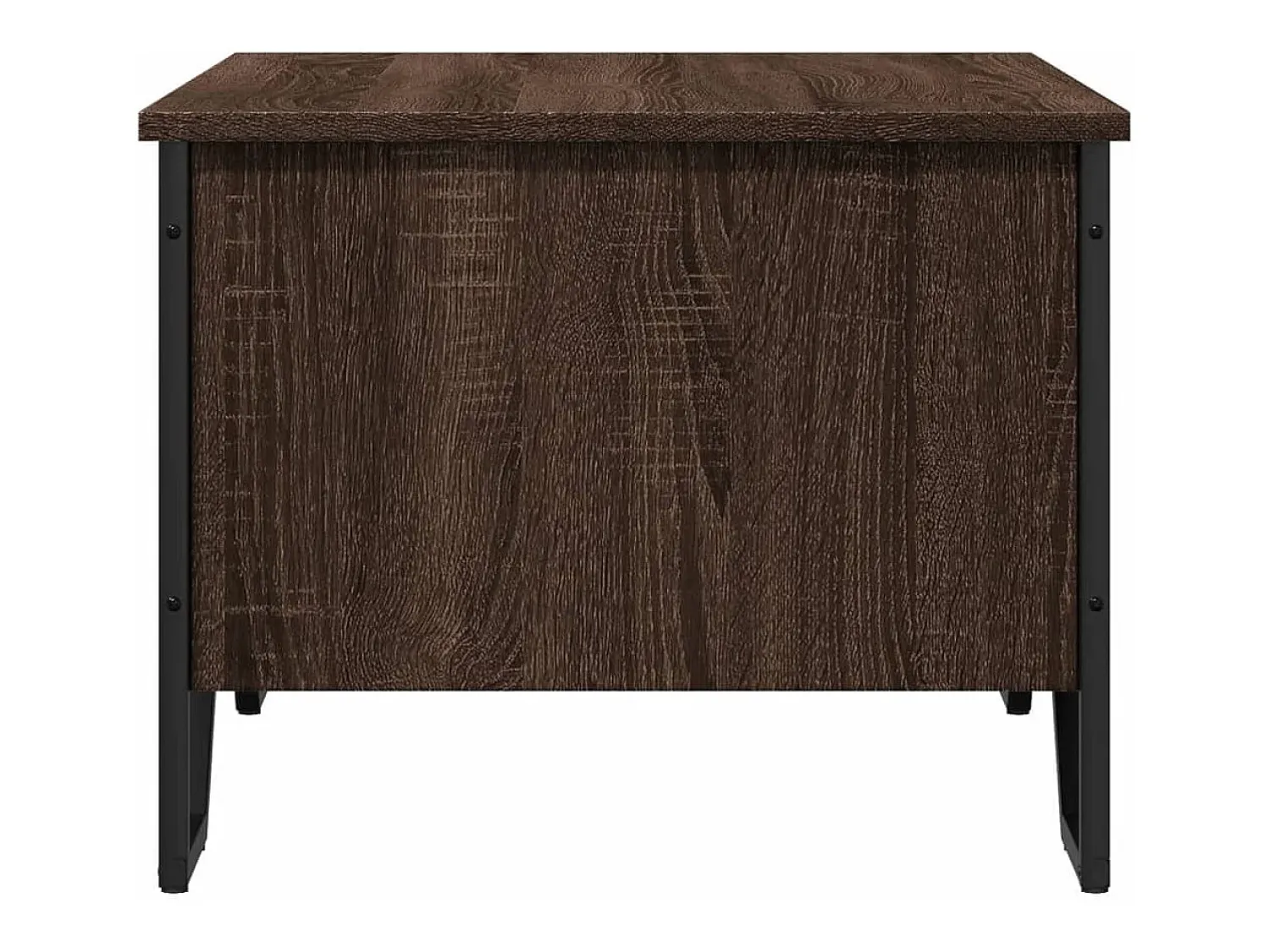 Mesa De Centro| Mesa de centro | Mesa de apoio 75x51x40 cm derivados madeira carvalho Castanho