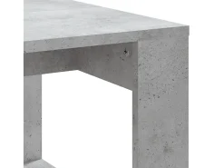 Mesa de centro | Mesa de apoio 102x50x35 cm derivados madeira cimento^ Mesa De Centro
