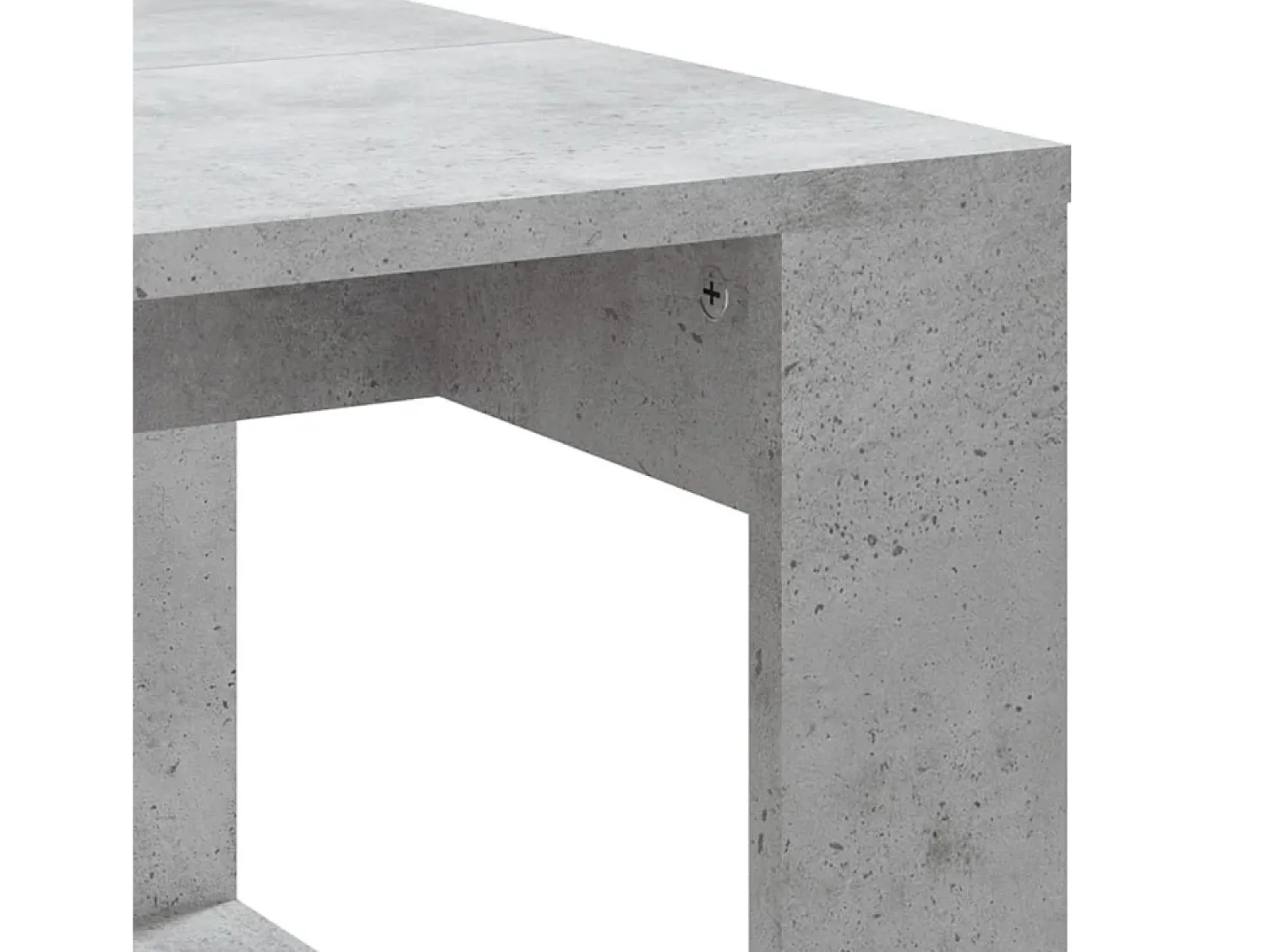 Mesa de centro | Mesa de apoio 102x50x35 cm derivados madeira cimento^ Mesa De Centro
