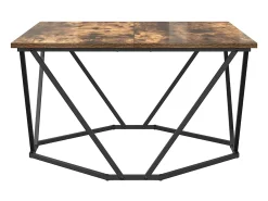Mesa de centro | Mesa de apoio Carvalho fumado 80x80x45 cm^ Mesa De Centro