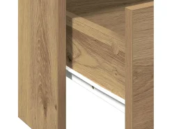 Mesa de centro | Mesa de apoio carvalho artisiano 102x55x43.5 cm^ Mesa De Centro