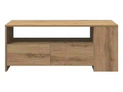 Mesa de centro | Mesa de apoio carvalho artisiano 102x55x43.5 cm^ Mesa De Centro