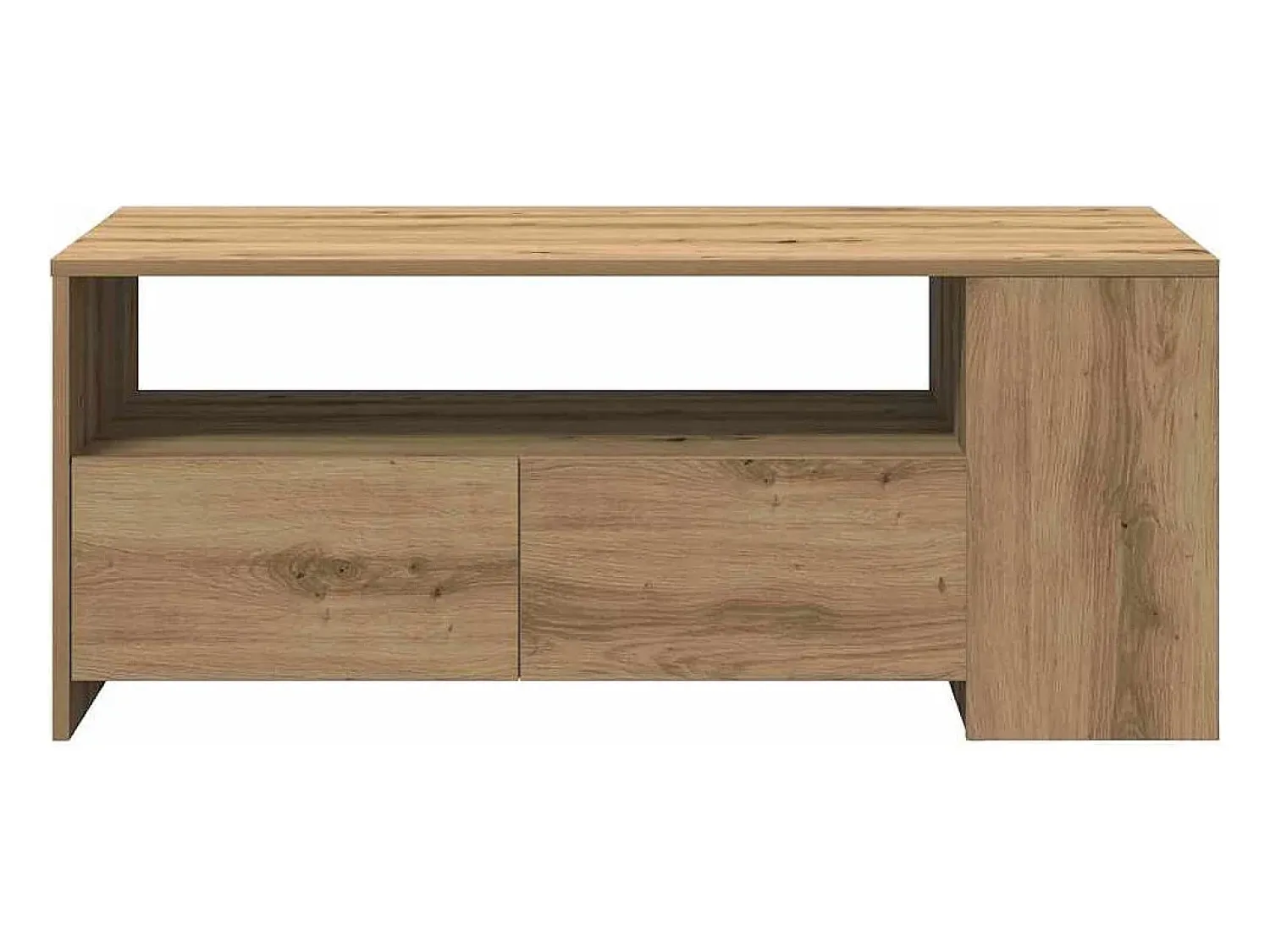 Mesa de centro | Mesa de apoio carvalho artisiano 102x55x43.5 cm^ Mesa De Centro