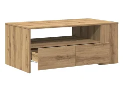 Mesa de centro | Mesa de apoio carvalho artisiano 102x55x43.5 cm^ Mesa De Centro