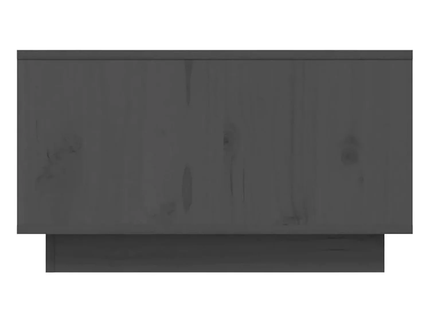 Mesa de centro | Mesa de apoio 55x56x32 cm pinho maciço cinza^ Mesa De Centro