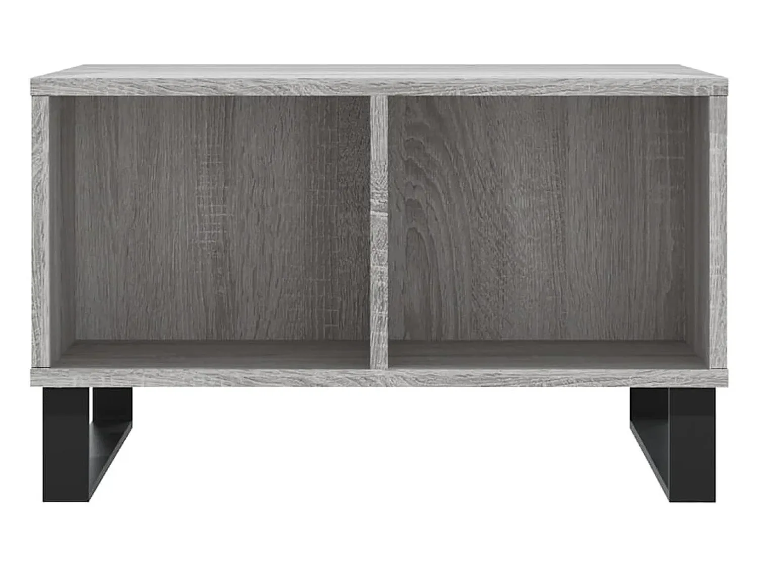 Mesa de centro | Mesa de apoio 60x50x36.5 cm derivados de madeira cinza sonoma^ Mesa De Centro