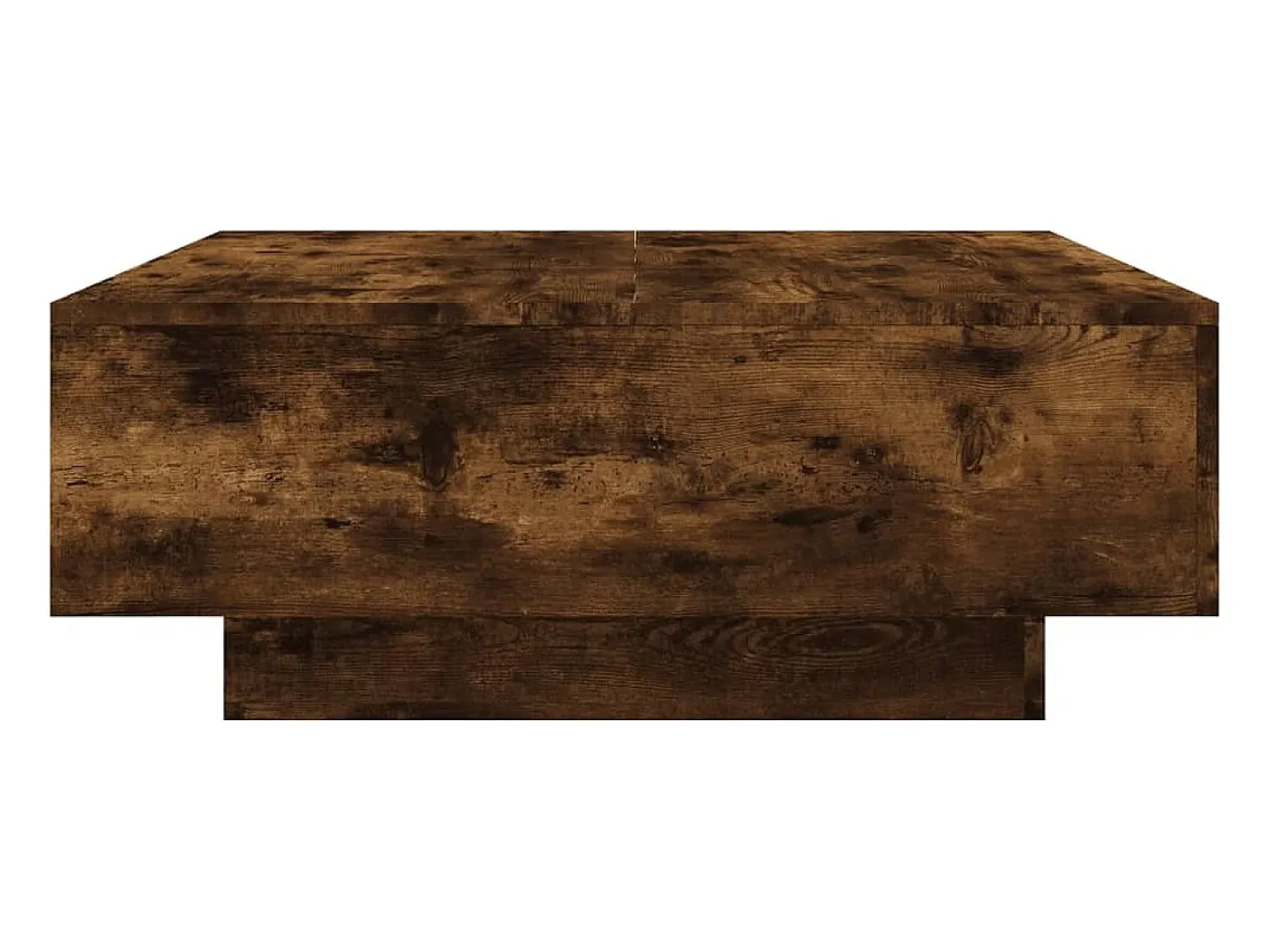 Mesa De Centro* Mesa de centro | Mesa de apoio 80x80x31 cm contraplacado carvalho fumado Castanho