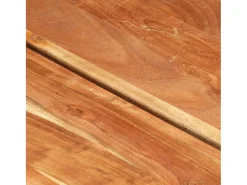Best Mesa de centro | Mesa de apoio | Mesa de café 142x90x42 cm madeira de acácia maciça Castanho