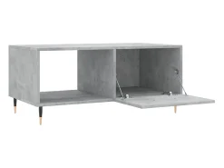 Best Mesa de centro | Mesa de apoio 90x50x40 madeira processada cinza cimento Cinzento