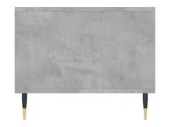 Best Mesa de centro | Mesa de apoio 90x50x40 madeira processada cinza cimento Cinzento