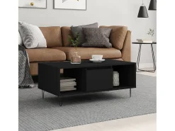 Mesa de centro | Mesa de apoio 90x50x36.5 cm derivados de madeira^ Mesa De Centro