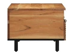 Mesa De Centro| Mesa de centro | Mesa de apoio | Mesa de café com gaveta 80x54x40 cm Castanho